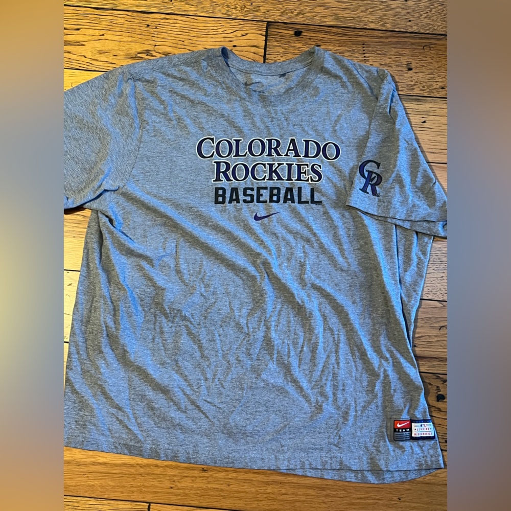 Vintage Nike colorado Rockies baseball t shirt